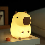 Capybara Shaped Soft LED Night Light_10