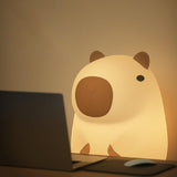 Capybara Shaped Soft LED Night Light_5