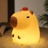 Capybara Shaped Soft LED Night Light_15