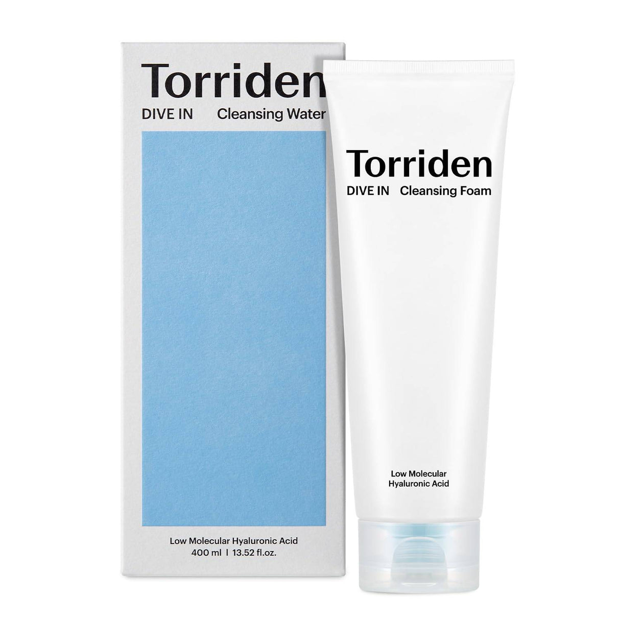 Torriden DIVE-IN Spumă de curățare cu acid hialuronic molecular redus 150ml