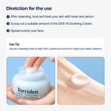 Torriden DIVE-IN Low Molecular Hyaluronic Acid Soothing Cream 100ml
