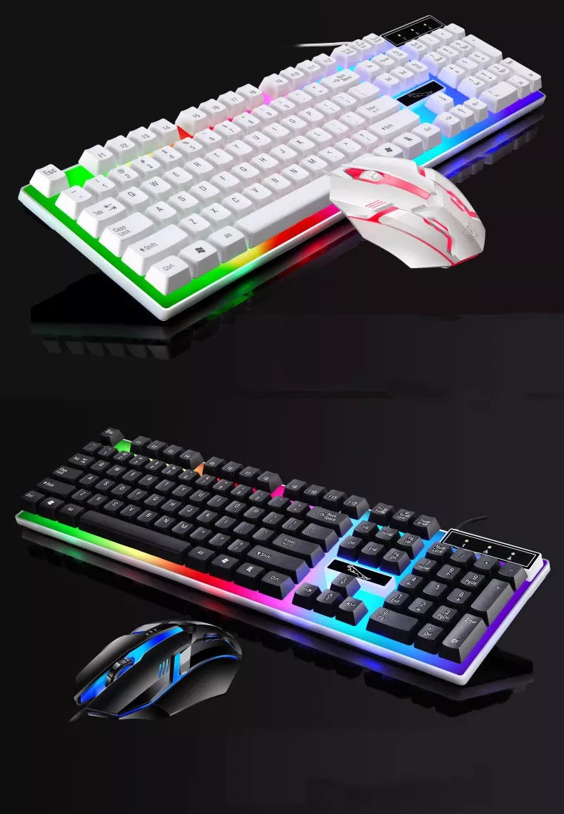 Professional Wired LED Backlit Gaming Keyboard and Mouse G21B 10