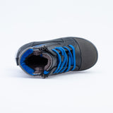 Ботинки серо-голубые из натуральной кожи, КОТОФЕЙ 152266-54