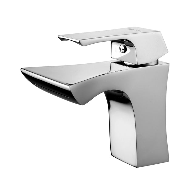 Washbasin faucet with waterfall spout