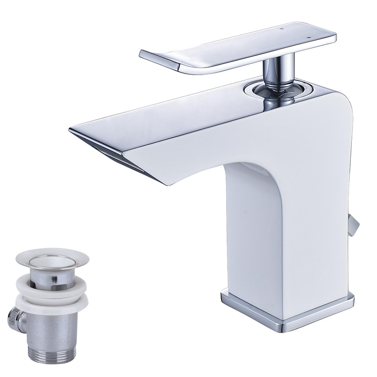 Washbasin faucet with waterfall spout LEMARK LM5806CW "CONTEST"