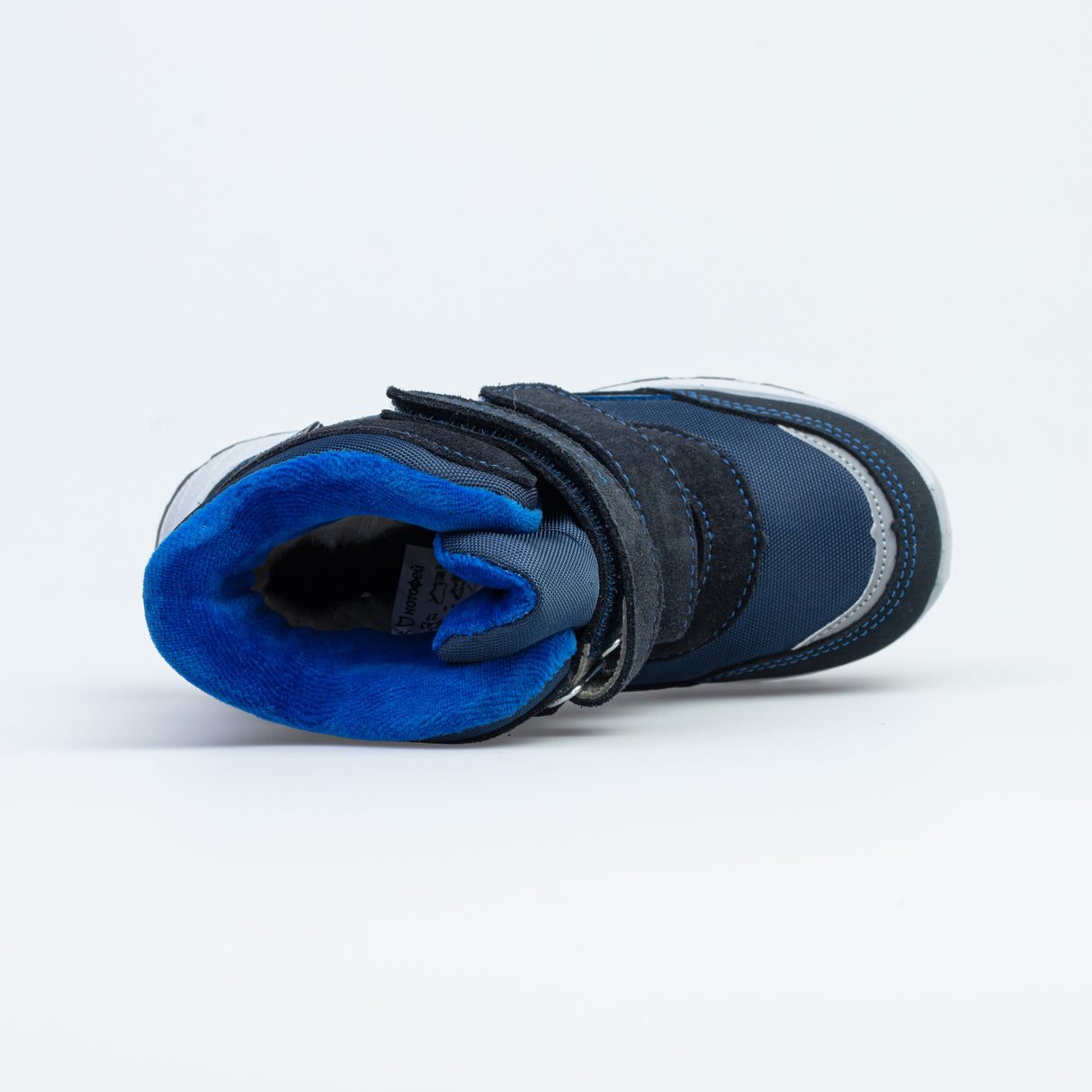 Ботинки комбинированные синие, КОТОФЕЙ