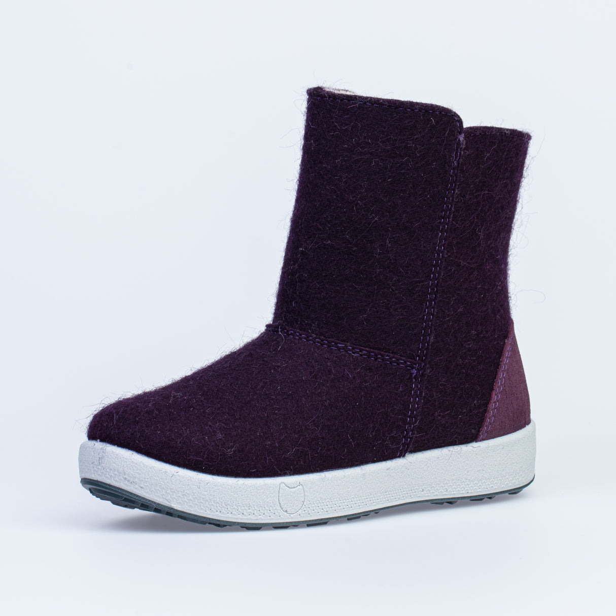 Purple felt boots, KOTOFEY
