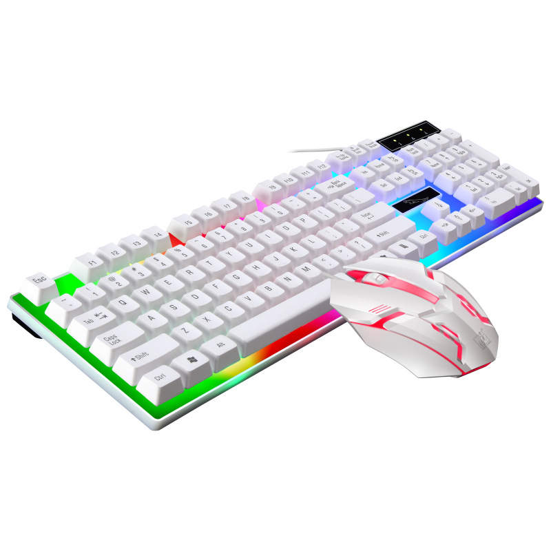 Professional Wired LED Backlit Gaming Keyboard and Mouse G21B 5