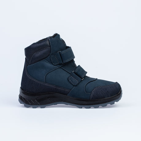 Blue boots genuine leather, KOTOFEY