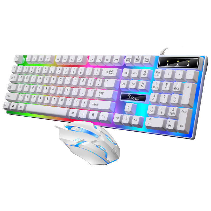 Professional Wired LED Backlit Gaming Keyboard and Mouse G21B 8