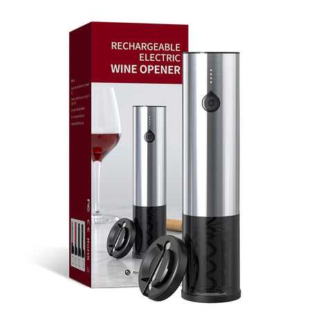 Electric Wine Opener with Rechargeable Li-Ion Battery