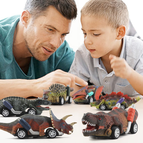 Dinosaur Truck Set for Kids Who Love Dinosaurs and Cars 2
