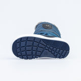 Ботинки синие комбинированные, КОТОФЕЙ 364049-44