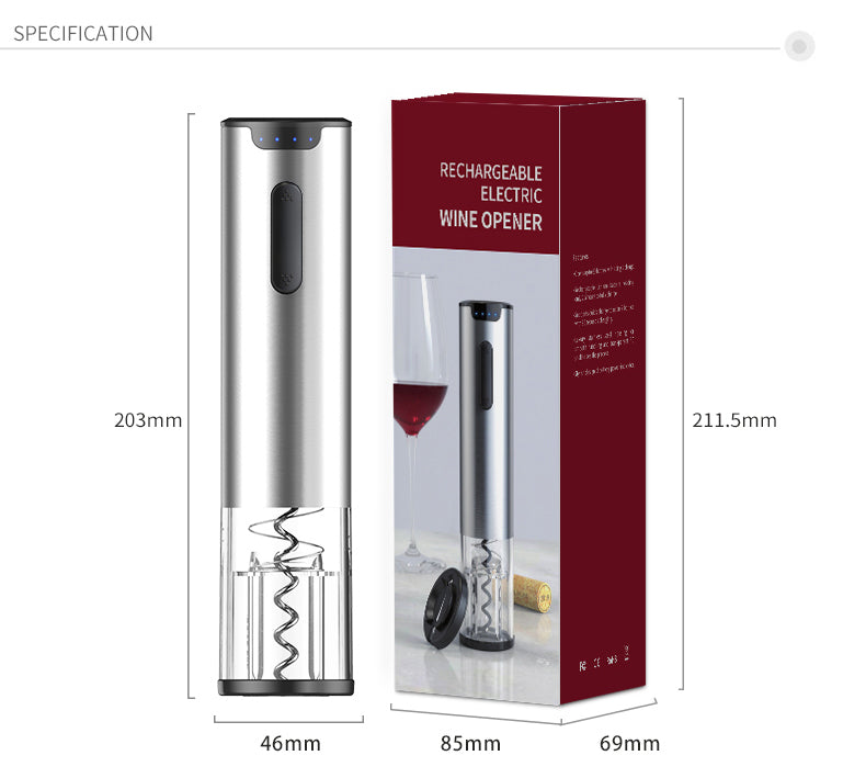 Electric Wine Opener, Rechargeable